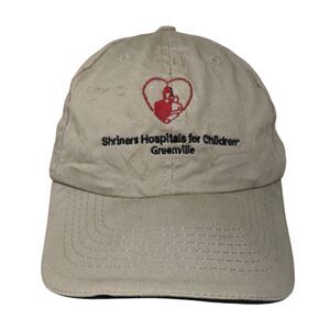 Shriners Hospital For Children Greenville Strapback Hat Tan One Size Apollo